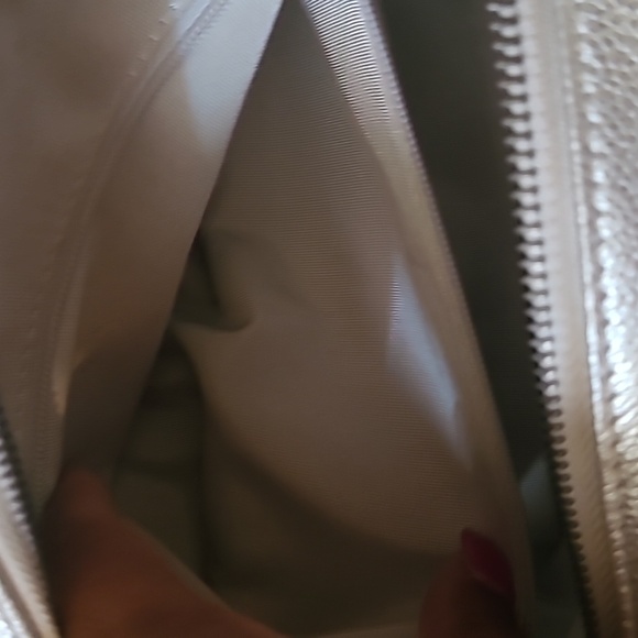 CHANEL Chanel Shoulder Bag Easy Flap Bag Authentic  airline quilted silver bag - Picture 4 of 9